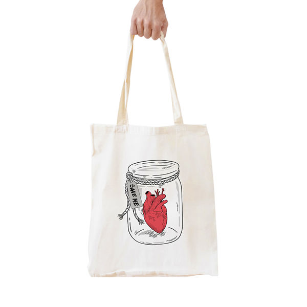 Immagine di Shopper Cuore nel Barattolo