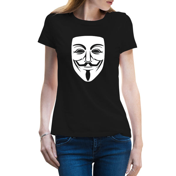 Immagine di Maglietta Donna Anonymous Mask