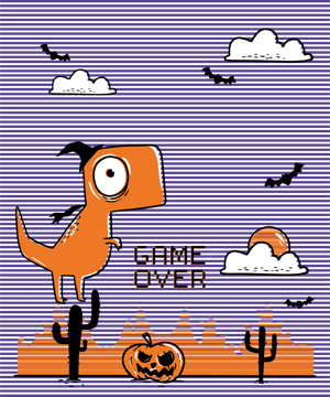 Immagine di   dinosauro game over