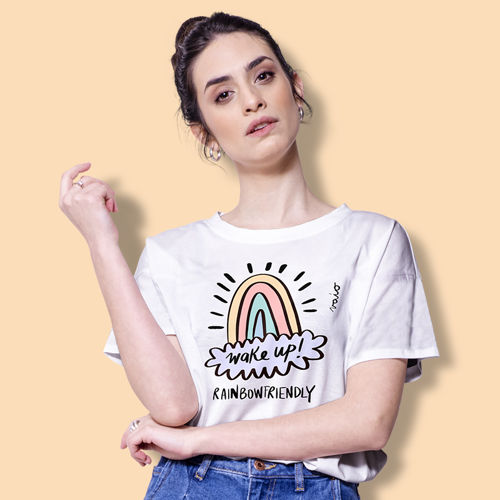 Immagine di T-Shirt Donna Arcobaleno