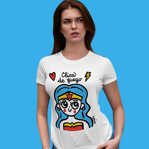 Immagine di T-Shirt Donna Chica de Fuego