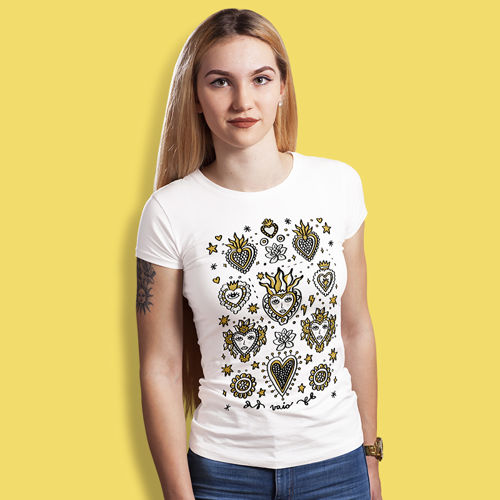 Immagine di T-Shirt Donna Cuore Nero