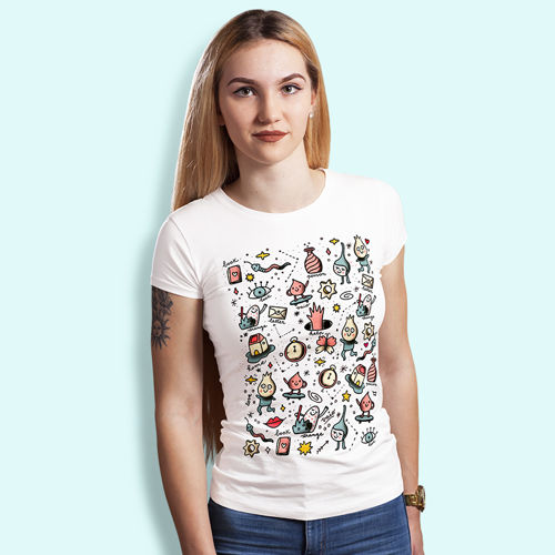 Immagine di T-Shirt Donna Personaggini