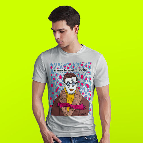 Immagine di T-Shirt Uomo Sartre
