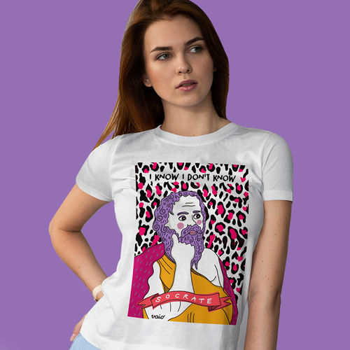 Immagine di T-Shirt Donna Socrate