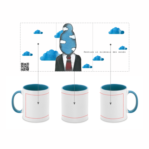 Immagine di Tazza in ceramica "Magritte"