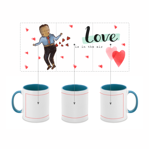 Immagine di Tazza "Love is in the air"