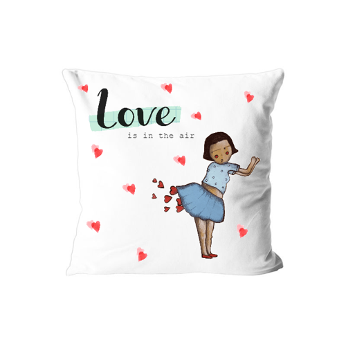 Immagine di Cuscino "Love is in the air"