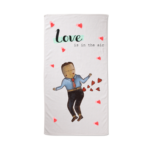 Immagine di Telo da mare "Love is on the air"