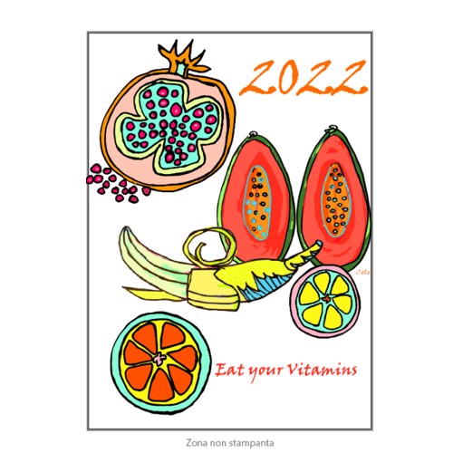 Immagine di eat yor vitamins melagrana