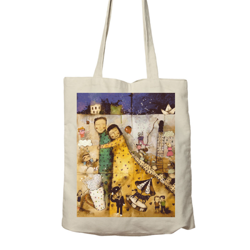 Immagine di Shopper in cotone "Felicità"