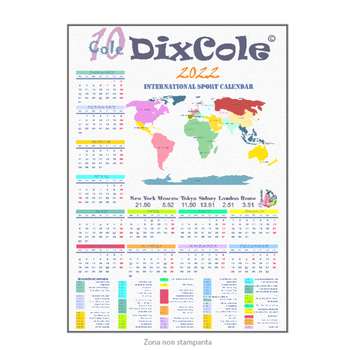 Immagine di Calendario DixCole 2022 int Sport