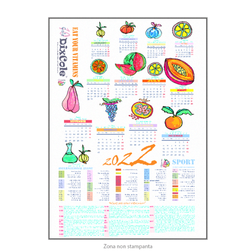 Immagine di Calendar DixCole 2022 Eat Your Vt
