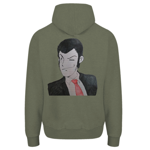 Immagine di Felpa Zip e Cappuccio Uomo Lupin