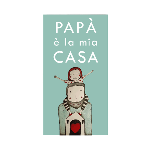 Immagine di Telo da mare "Papà è la mia casa"