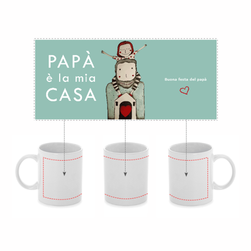 Immagine di Tazza "Papà è la mia casa" 