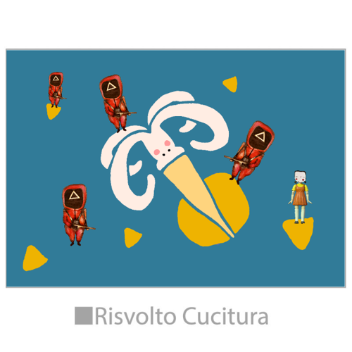 Immagine di Tovaglietta In Tessuto Squid game