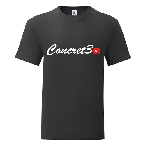 Immagine di Concret3 T-Shirt - Basic Black