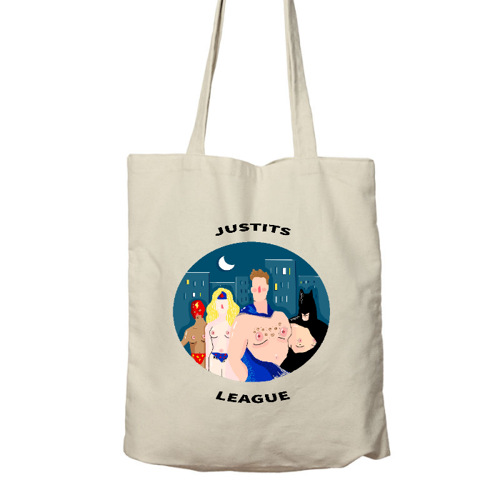 Immagine di Shopper in cotone JUSTITS LEAGUE