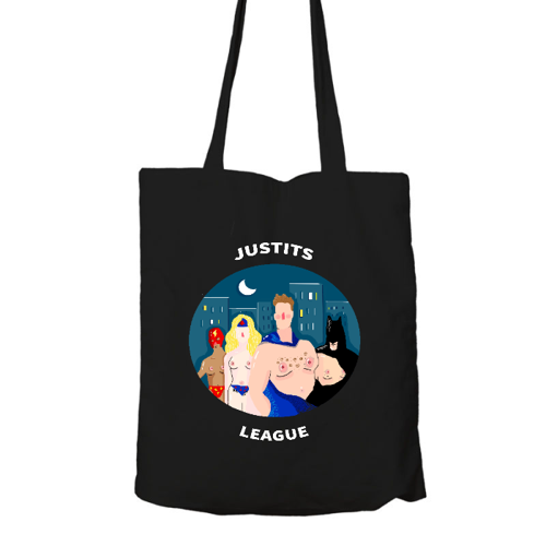 Immagine di Shopper in cotone JUSTITS LEAGUE 
