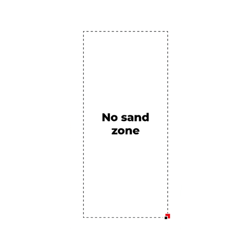 Immagine di No sand zone | bianco