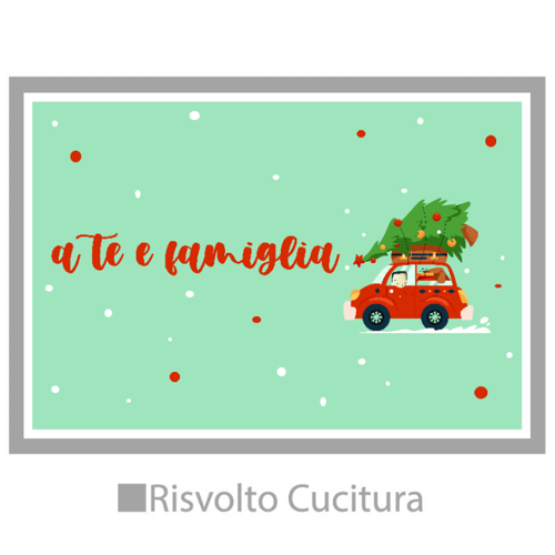Immagine di Tovaglietta "A te e famiglia"