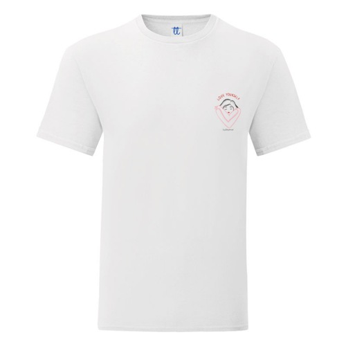Immagine di T-SHIRT LOVE YOURSELF LATO CUORE