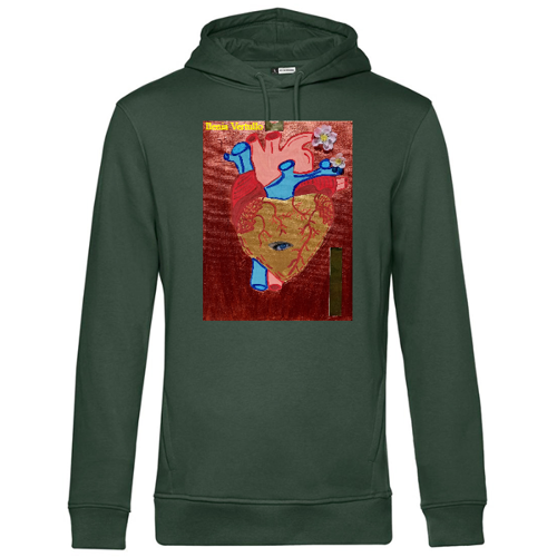 Immagine di Felpa Cappuccio cotone organico