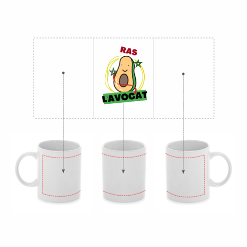 Immagine di Tazza in ceramica-RAS L'AVOCAT