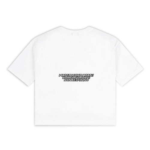 Immagine di T-Shirt Crop  stampa su retro-48308C84-E43D-44EF-AD91-4809DF34DE7D
