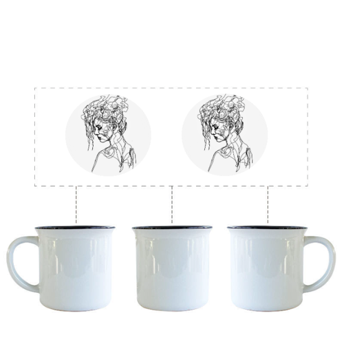 Immagine di Tazza Vintage ricciolo