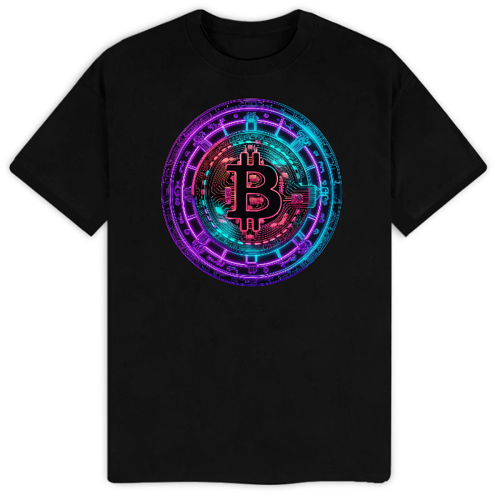 Immagine di Bitcoin (BTC) T-Shirt Uomo B&C 