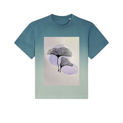 Immagine di T-Shirt Fuser Dip Dye FOGLIE di G