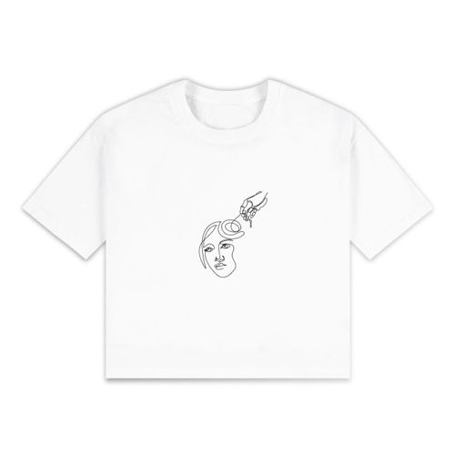 Immagine di T-Shirt Crop Top-52D2CDD3-4C8C-4D09-9B90-015709B145FF