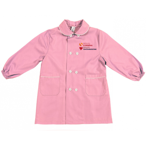 Immagine di Grembiule asilo rosa Dedalo Roma