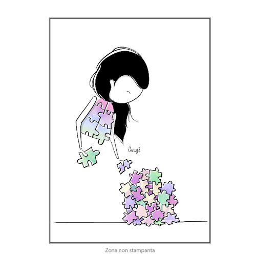 Immagine di Poster Premium 50x70 - Puzzle