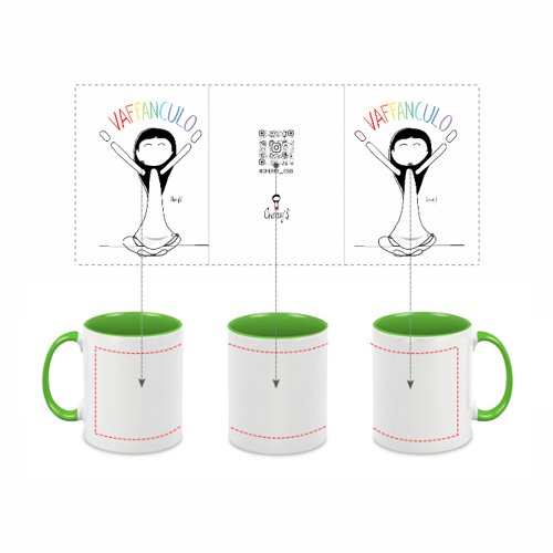 Immagine di Tazza in ceramica 325ml - Vaffa 1