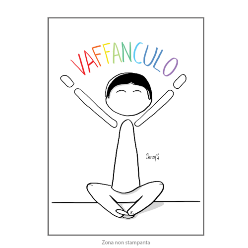 Immagine di Poster Premium 50x70 - Vaffa 2