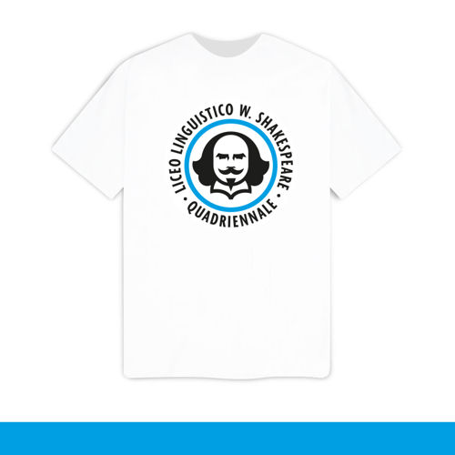 Immagine di T-Shirt Liceo Shakespeare logo grande