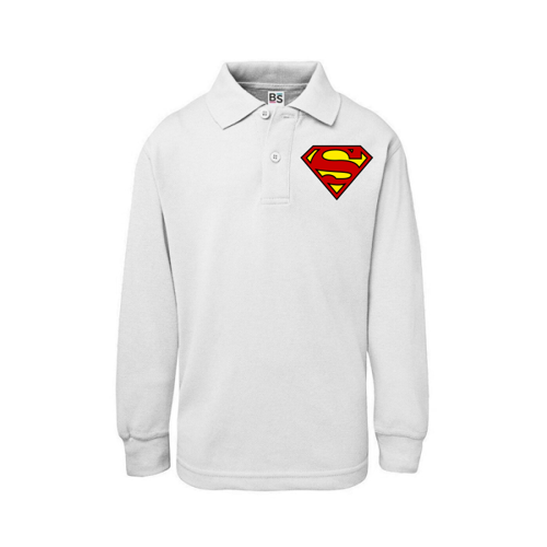 Immagine di Polo bambino manica lunga Evolution BS-Superman