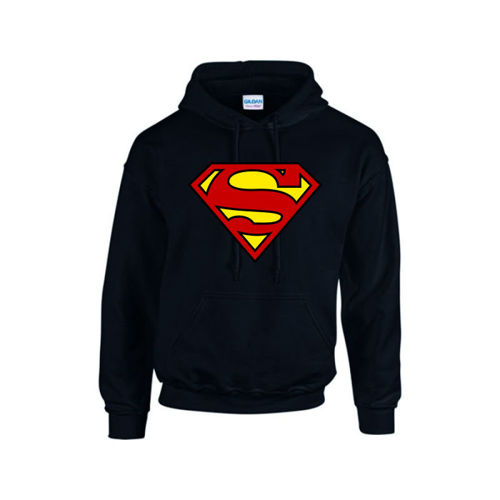 Immagine di Felpa Cappuccio Gildan Heavy Blend-Superman