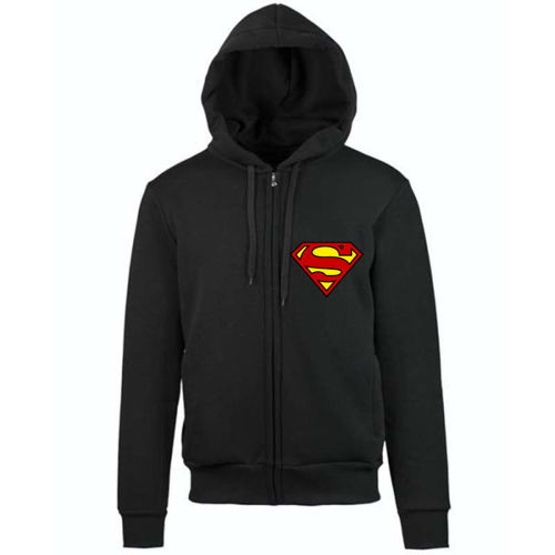 Immagine di Felpa soft Cappuccio Zip-Superman