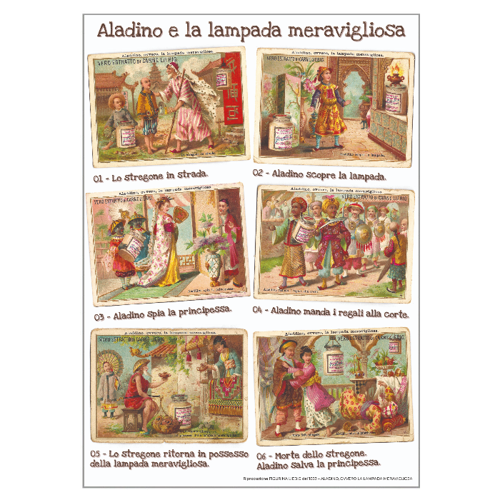 Immagine di Aladino, ovvero la lampada meravigliosa Bianco - Puzzle A3