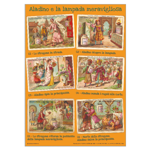 Immagine di Aladino, ovvero la lampada meravigliosa ARANCIO - Puzzle A3