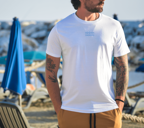 Immagine di I graphic designer al mare si rilassano / Tshirt