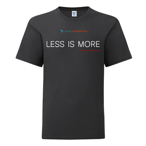 Immagine di T-Shirt Bambino - Less is More