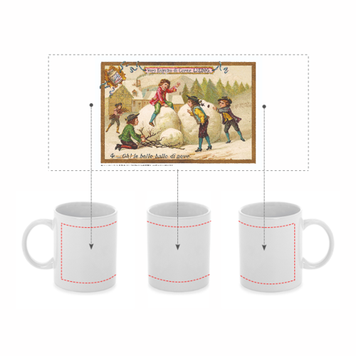 Immagine di VALANGA O PALLE DI NEVE – 04: Oh! Le belle balle di neve. - Tazza in ceramica