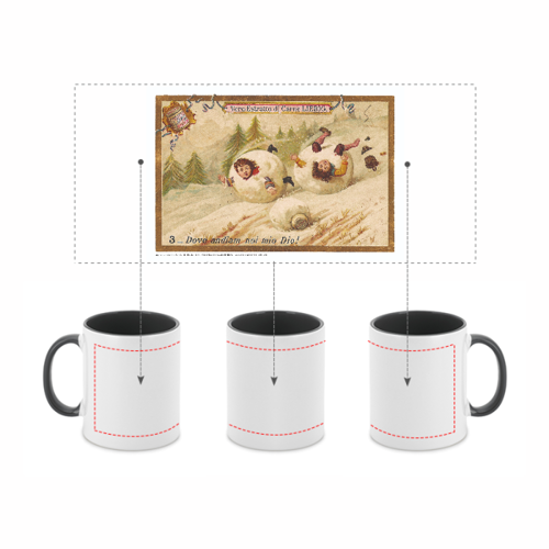 Immagine di VALANGA O PALLE DI NEVE – 03: Dove andiam noi mio Dio! - Tazza in ceramica