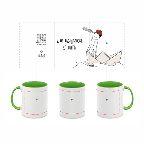 Immagine di Tazza in ceramica 325ml - PIRATA