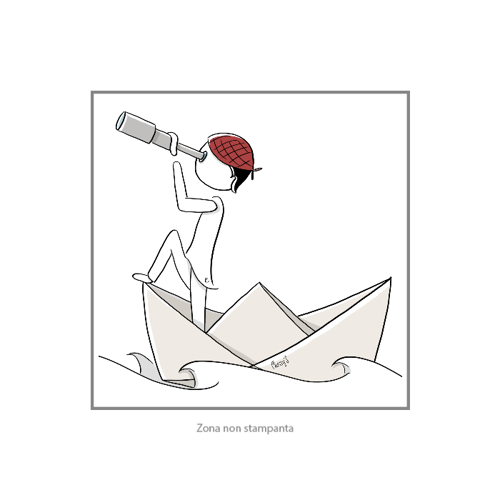 Immagine di Poster quadrato 20x20 - PIRATA